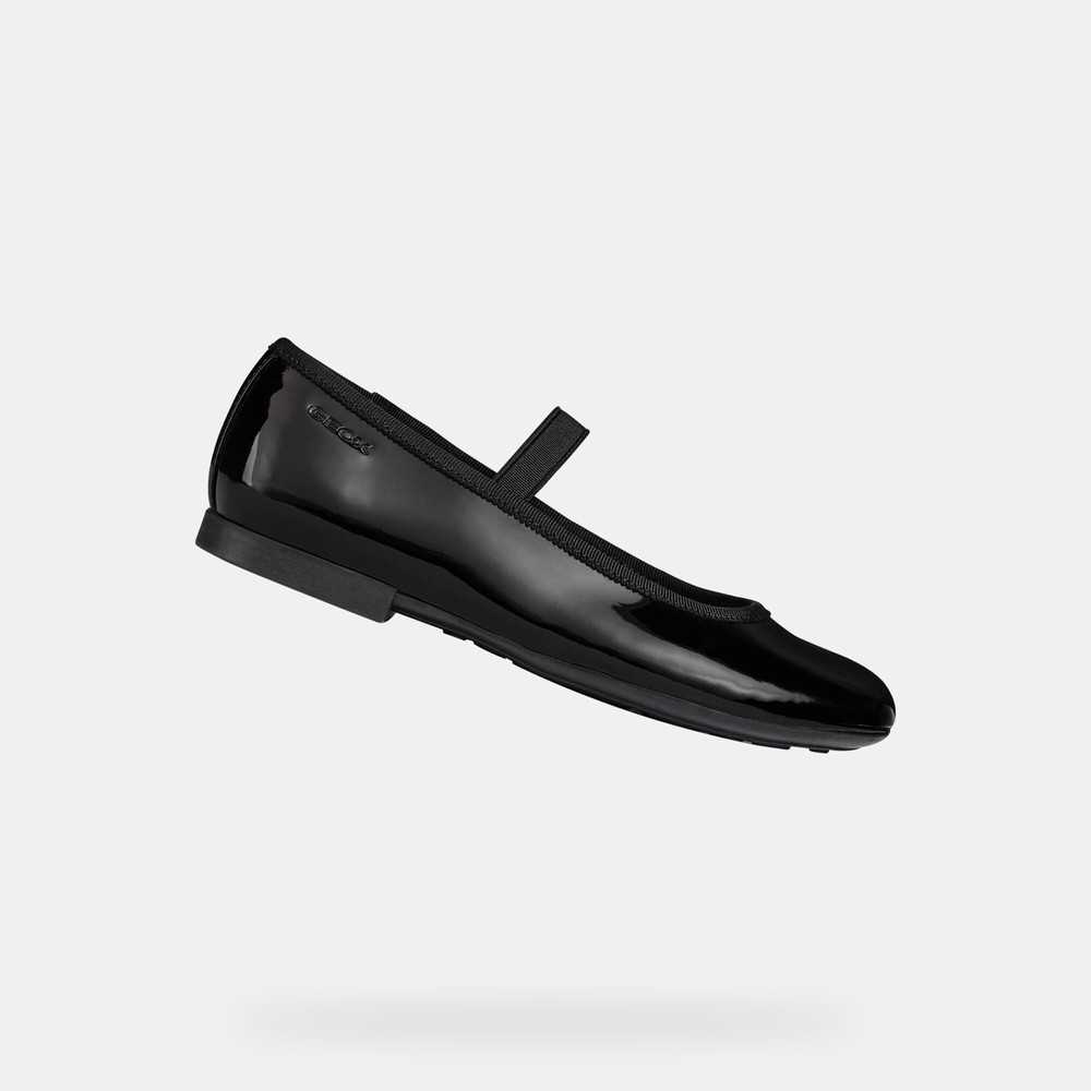 Geox Respira Black Kids Uniform Shoes SS20.6OA1409